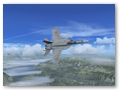 Boeing F/A-18E Superhornet  beim Eindrehen af die Axalp (FSX, VRS)