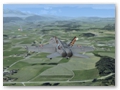 Boeing F/A-18E Superhornet im Anflug auf Emmen  (FSX, VRS)