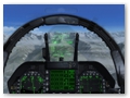 F/A-18E Superhornet: HUD mit Luft/Boden-Symbolik (FSX, VRS)