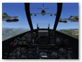 Hunter Mk.58: Formationsflug der Patrouille Suisse (FS9, Alphasim)